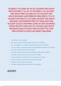 NEW YORK LIFE SERIES 17-52&comma; ACCIDENT AND HEALTH PRACTICE EXAM&comma; &comma; PSI - NY LIFE&comma; ACCIDENT AND HEALTH PRACTICE EXAM 17-55 EXAM ALL QUESTIONS AND ANSWERS LATEST 2025&sol; 2026 UPDATE&period; BANK