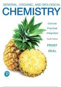 Test Bank For General&comma; Organic&comma; and Biological Chemistry 4th Edition by Laura Frost and Deal&comma;2025