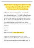 NU 518 Exam 2 &lpar;Studyguide&rpar; Questions with Corresponding Correct Detailed Verified Sure Answers 100&percnt; Pass Mark 2025