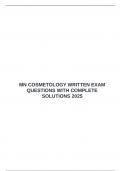 MN COSMETOLOGY WRITTEN EXAM BUNDLE