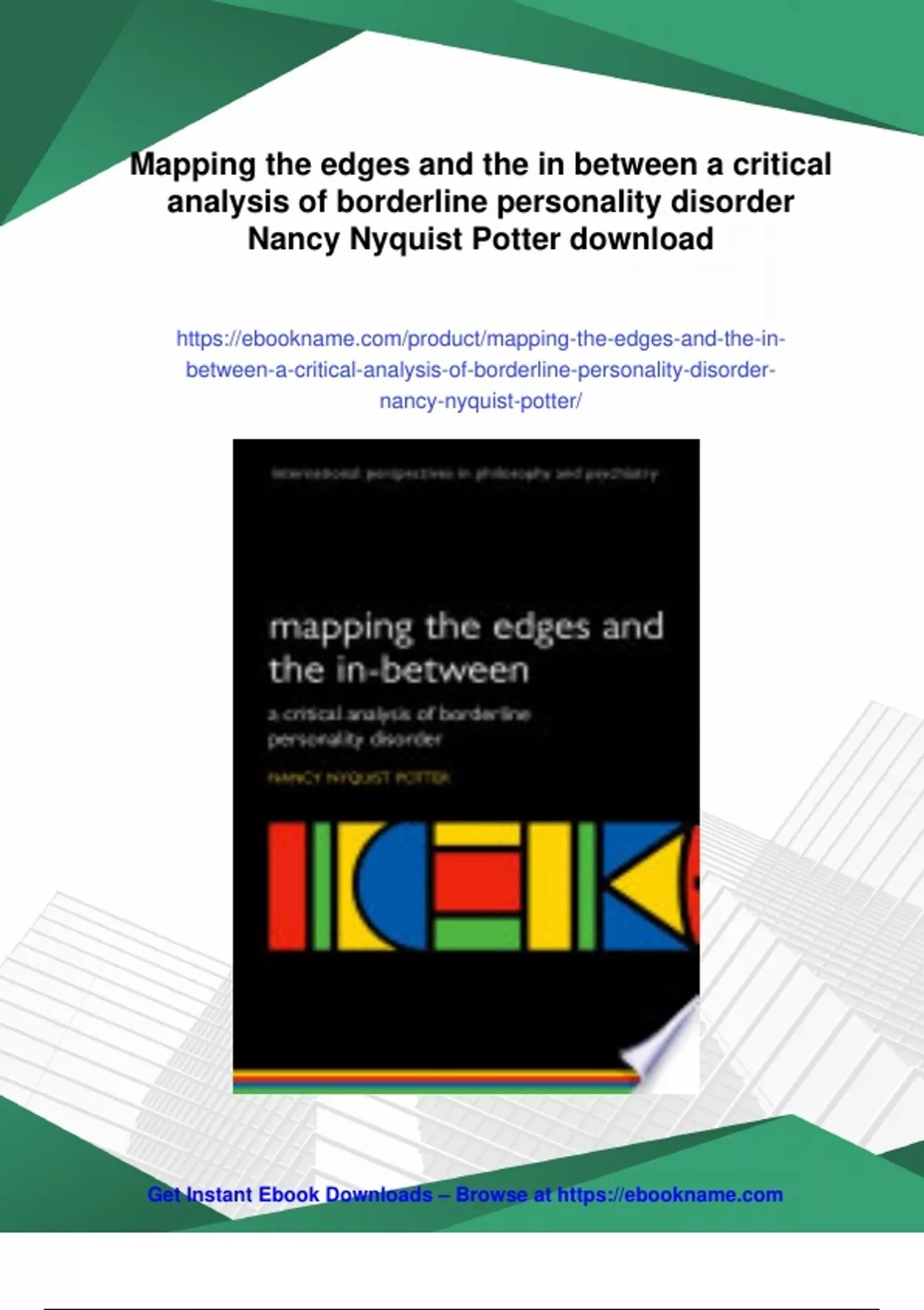 Summary Mapping the edges and the in between a critical analysis of ...