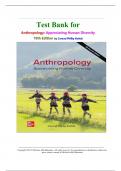 Test Bank for Anthropology&colon; Appreciating Human Diversity 19th Edition by Conrad Phillip Kottak isbn-9781260259292&vert;&vert; All chapters&vert;&vert;Complete A&plus; Guide