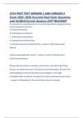 ATLS  &lpar;Advanced Trauma Life Support&rpar; POST TEST VERSION 1 AND VERSION 2 Exam 2025&ndash;2026 Accurate Real Exam Questions and Verified Correct Answers JUST RELEASED
