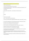 MRI physics chapter 2 Exam Questions and Answers Solved Correctly 