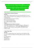 HOSA Epidemiology Exam 2025 &ndash; COMPLETE QUESTIONS WITH CORRECT DETAILED ANSWERS &vert;&vert; 100&percnt; GUARANTEED PASS <BRAND NEW VERSION>