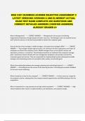 WGU C201 BUSINESS ACUMEN OBJECTIVE ASSESSMENT 2 LATEST VERSIONS 