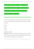 CPC Practice Exam 1 &lpar;2025&rpar; &ndash; COMPLETE QUESTIONS WITH CORRECT DETAILED ANSWERS &vert;&vert; 100&percnt; GUARANTEED PASS <BRAND NEW VERSION>