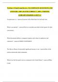 ProStart 1 Final Exam Review &vert; 94 COMPLETE QUESTIONS AND ANSWERS &vert; 100&percnt; RATED CORRECT &vert; 100&percnt; VERFIED &vert; ALREADY GRADED A&plus;&vert;GET A&plus;