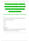  CPC Practice Exam 2 &lpar;2025&rpar; &ndash; COMPLETE QUESTIONS WITH CORRECT DETAILED ANSWERS &vert;&vert; 100&percnt; GUARANTEED PASS <BRAND NEW VERSION>