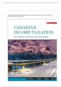 TEST BANK for Canadian Income Taxation Planning and Decision Making&comma; 25th Edition by William Buckwold&comma; Joan Kitunen&comma; Matthew Roman&comma; Abraham Iqbal&sol;Fully Chaptered