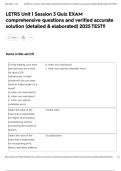 LETRS Unit 1 Session 3 Quiz EXAM comprehensive questions and verified accurate solution &lpar;detailed & elaborated&rpar; 2025 TEST&excl;&excl;