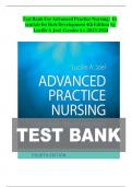 Test Bank For Advanced Practice Nursing&colon; Essentials for Role Development 4th Edition by Lucille A Joel 9780803660441 Chapter 1-30 Complete Guide