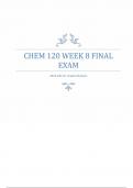 Chem 120 week 8 final exam questions & answers-2025 update&period;