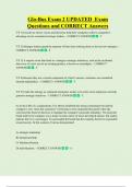 Glo-Bus Bundled Exam Questions WITH  CORRECT Answers