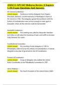 AMSCO APUSH Midterm Review &lpar;Chapters 1-19&rpar; Exam Questions And Answers&period;docx