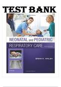 TEST BANK &mdash; Neonatal and Pediatric Respiratory Care&comma; 5th Edition &mdash; Brian K&period; Walsh &mdash; ISBN 9780323479479