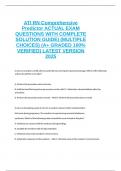 ATI RN Comprehensive Predictor ACTUAL EXAM QUESTIONS WITH COMPLETE SOLUTION GUIDE&rpar; &lpar;MULTIPLE CHOICES&rpar; &lpar;A&plus; GRADED 100&percnt; VERIFIED&rpar; LATEST VERSION 2025