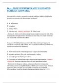 D027 WGU QUESTIONS AND VALIDATED CORRECT ANSWERS&period;