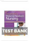Test Bank for Davis Advantage for Maternal-Newborn Nursing Critical Components of Nursing Care 4th Edition&comma; Roberta Durham&comma; Linda Chapman 9781719645737 &lpar;Complete 19 Chapters&rpar;