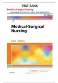 TEST BANK for Medical-Surgical Nursing&comma; 7th Edition by Adrianne Dill Linton and Mary Ann Matteson &vert;all chapters covered&vert;