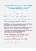 WGU C720 OA LATEST EXAM REAL EXAM 200 QUESTIONS AND CORRECT ANSWERS &lpar;2025&rpar;