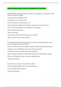 Water Quality Final Exam &vert;&vert; All Solutions are Accurate&period;