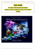 Complete Test Bank for Principles of Biochemistry&comma; 5th Edition By Moran&comma; All 1 - 37 Chapters Covered &comma;Latest Edition