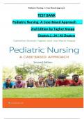 TEST BANK For Pediatric Nursing- A Case-Based Approach&comma; 2nd Edition by &lpar;Tagher&comma; 2024&rpar;&comma; Verified Chapters 1 - 34&comma; Complete Newest Version