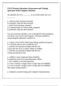 CECE Practice Questions &lpar;Assessment and Testing&rpar; Questions With Complete Solutions