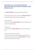 PCA&sol;CFSS Worker Training EXAM&colon; PRACTICE QUESTIONS AND WELL DETAILED ANSWERS LATEST UPDATE 2025&sol;26
