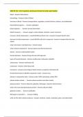GRCC BI 122 - Unit 1 Question and Answers Solved Correctly Latest Update 