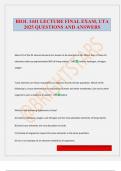 BIOL 1441 LECTURE FINAL EXAM&comma; UTA 2025 QUESTIONS AND ANSWERS