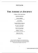 The American Journey&colon; A History of the United States&comma; Combined Volume &ndash; Complete Test Bank