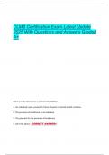 CLMS Certification Exam Latest Update  2025 With Questions and Answers Graded  A&plus; 