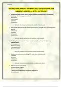 MN PESTICIDE APPLICATOR MOST TESTED QUESTIONS AND ANSWERS GRADED A&plus; WITH RATIONALES