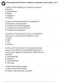 AMCA CERTIFICATION TEST - MEDICAL ASSISTING STUDY GUIDE - SET A 2025 UPDATE&excl;&excl;