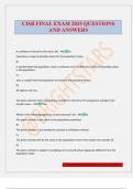 CISB FINAL EXAM 2025 QUESTIONS AND ANSWERS