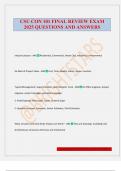CSU CON 101 FINAL REVIEW EXAM 2025 QUESTIONS AND ANSWERS