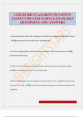 CPSI EXAM PREP 2025 QUESTIONS AND ANSWERS