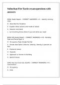 Suburban Fire Tactics exam questions with answers