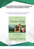 The Green Belt Movement Sharing the Approach and the Experience Wangari Maathai - Digital Download