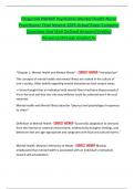 Fitzgerald PMHNP Psychiatric-Mental Health Nurse  Practitioner Final Newest 2025 Actual Exam Complete  Questions And Well Defined Answers&lpar;Verified  Answers&rpar;&vert;Already Graded A&plus;