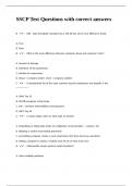 SSCP Test Questions with correct answers