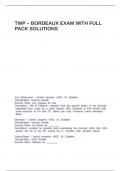 TWP - Bordeaux exam ful pack solutions