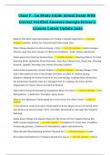 Class F - GA study guide actual exam with correct verified answers Georgia driver&rsquo;s license latest update 2025