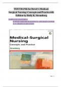 TEST BANK FOR Medical-Surgical Nursing&colon; Concepts and Practice 6th Edition by Holly K&period; Stromberg ISBN&colon; 978-0443121029 COMPLETE GUIDE ALL CHAPTERS COVERED WITH RATIONALES 100&percnt; VERIFIED A&plus; GRADE ASSURED&excl;&excl;&excl;&excl;&excl;&excl;NEW LATEST UPDATE&excl;&excl;&excl;&excl;&excl;&excl;