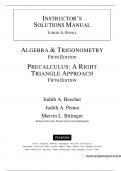SOLUTION MANUAL for Algebra and Trigonometry with Corequisite Support 5th Edition Judith A&period; Beecher&comma; All chapters