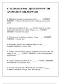 C-10 Electrical Part 1 QUESTIONS WITH ANSWERS WITH ANSWERS