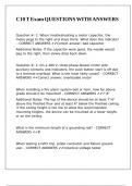 C10 T Exam QUESTIONS WITH ANSWERS