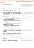 Questions - Correctional Counselor &lpar;CC1&rpar; Exam - CDCR &lpar;2025 updated&rpar; QUESTIONS AND ANSWERS &lpar;DETAILED & ELABORATED&rpar; fully solved&excl;&excl;
